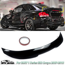 GLOSSY BLACK REAR TRUNK SPOILER WING FOR 07-13 BMW E82 1 SERIES PSM STYLE COUPE picture