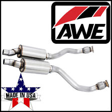 AWE Resonated Exhaust Downpipes fits 2010-17 Audi S4 / S5 / A6 / A7 Quattro 3.0L picture