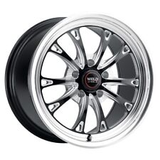 Weld Racing 17x5 Belmont Drag Wheel Gloss/Milled Black 5x4.5/5x114.3 -21mm picture