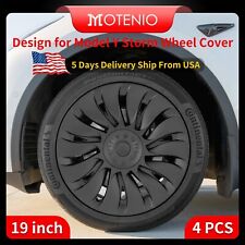 Hubcaps for Tesla Model Y Storm Wheel Rim Cover 4PCS 19inch  Full Cover Hubcaps picture
