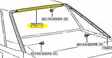 Toyota Genuine 75507-17010 MR2 AW11 Upper Moulding Back Window Outside 1984-89  picture