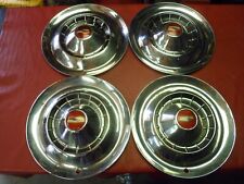 VINTAGE 1954 CHEVY BELAIR 150/210 HUBCAPS WHEEL COVERS picture