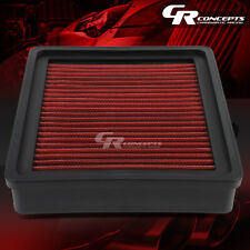 RED WASHABLE HIGH FLOW AIR FILTER FOR 1993-1997 DODGE COLT/MITSUBISHI MIRAGE picture