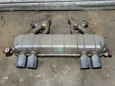 23-24 BMW M2 G87 S58 REAR EXHAUST MUFFLER ASSEMBLY CHROME TIPS OEM picture