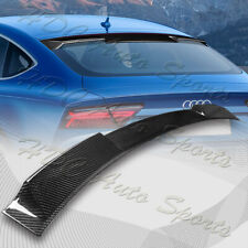 For 2012-2018 Audi A7 S7 RS7 Real Carbon Fiber Rear Roof Window Spoiler Wing picture