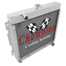 2 Row DR Champion Radiator for 1970 - 1972 Plymouth Duster Small Block V8 Engine picture