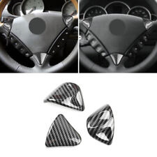 3pcs Carbon Texture Steering Wheel Cover Trim For Porsche Cayenne 2006-2009 2010 picture