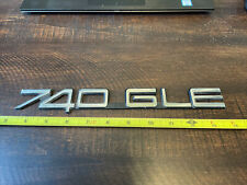 740 GLE Volvo Badge Emblem OEM 10.75” Brick Wagon Ornament Trim Nameplate picture