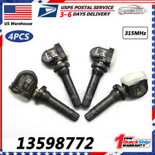 NEW (4) for Cadillac GMC Chevy Buick Tire Pressure TPMS Sensor 2022 13540601 picture