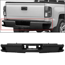 NEW Black Rear Bumper Assembly For 2014-2018 Chevy Silverado GMC Sierra 1500 picture